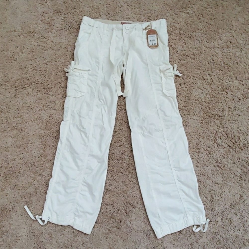 Cargo drawstring pants